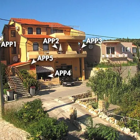 In With Sea View, Terrace, Air Conditioning, Wi-fi Apartment Lopar